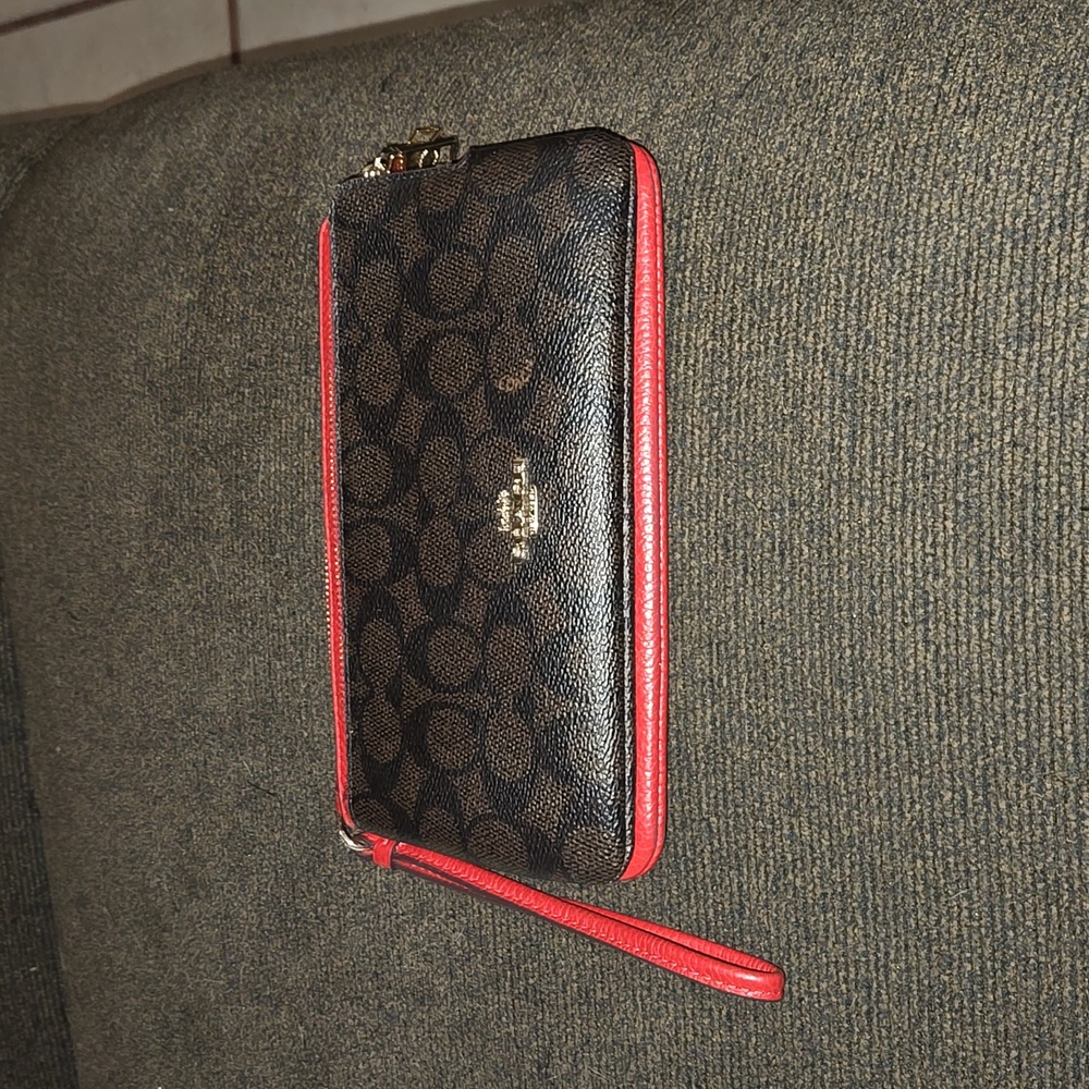 Coach Double Pocket Wristlet